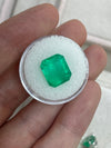 8.98 Carat 13x11 Vivid Loose Colombian Emerald-Emerald Cut