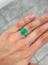 8.98 Carat 13x11 Vivid Loose Colombian Emerald-Emerald Cut