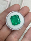 13.04 Carat Large 15x14 AAA+ Loose Colombian Emerald- Emerald Cut