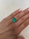 6.69 Carat 11.5x11.5 Vivid Muzo Green Natural Loose Colombian Emerald-Asscher Cut