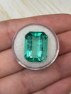 Large 17.12 Carat GIA CERTIFIED HUGE 19x14 Crystal Clear Classic Natural Loose Colombian Emerald- Emerald Cut