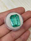 Large 17.12 Carat GIA CERTIFIED HUGE 19x14 Crystal Clear Classic Natural Loose Colombian Emerald- Emerald Cut