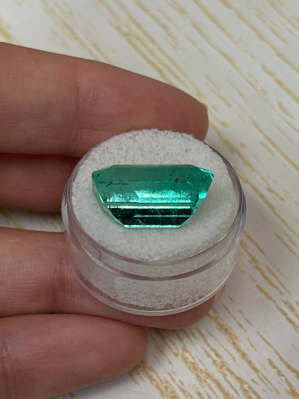 Large 17.12 Carat GIA CERTIFIED HUGE 19x14 Crystal Clear Classic Natural Loose Colombian Emerald- Emerald Cut