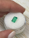 1.50 Carat 8x5 Elongated Muzo Green Natural Loose Colombian Emerald- Emerald Cut
