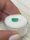 1.50 Carat 8x5 Elongated Muzo Green Natural Loose Colombian Emerald- Emerald Cut