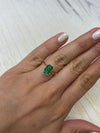 2.38 Carat 10x6 Slender Muzo Green Loose Colombian Emerald-Emerald Cut