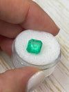 3.28 Carat 8.6x8.2 Spring Green Natural Loose Colombian Emerald-Asscher Cut