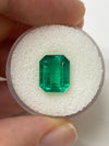4.24 Carat 11x9 AAA+ Classic Green Natural Loose Colombian- Emerald Cut