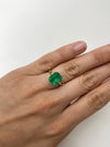 4.24 Carat 11x9 AAA+ Classic Green Natural Loose Colombian- Emerald Cut
