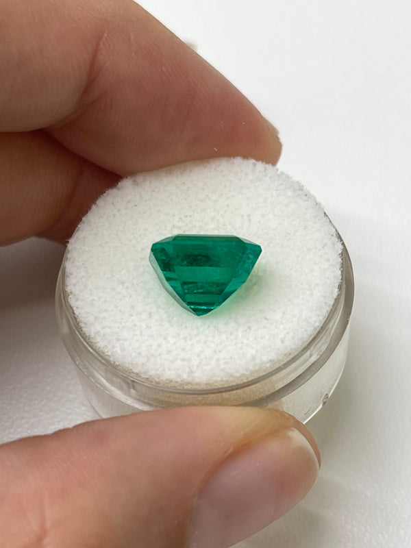 4.93 Carat 11x9 AAA+ Investment Grade Natural Loose Colombian- Emerald Cut