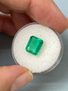 2.85 Carat 9.4x8 Crystalline Green Natural Loose Colombian Emerald- Emerald Cut