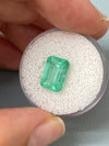 3.54 Carat 11x8 Seafoam Green Natural Loose Colombian Emerald-Emerald Cut