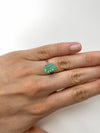 3.54 Carat 11x8 Seafoam Green Natural Loose Colombian Emerald-Emerald Cut