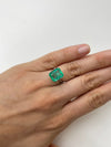 5.02 Carat 11.5x9 Crystalline Natural Loose Colombian Emerald-Classic Emerald Cut