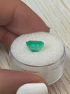 2.68 Carat 9x8 Chunky Natural Loose Colombian Emerald- Emerald Cut
