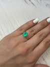 2.68 Carat 9x8 Chunky Natural Loose Colombian Emerald- Emerald Cut