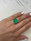 Large 10.09 Carat GIA CERTIFIED 14x13 Vivid Muzo Natural Loose Colombian Emerald-Asscher Cut