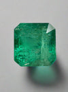 6.68 Carat 10.6x10.3 Vivid Green Natural Loose Zambian- Emerald Cut