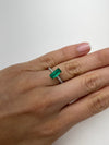 1.38 Carat AAA+ Muzo 10x5 Natural Loose Colombian Emerald-Baguette