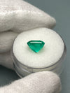 3.06 Carat AAA+ GIA Certified Muzo Green Natural Loose Colombian Emerald Asscher Cut