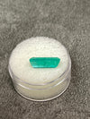 3.68 Carat Bluish Green Natural Loose Colombian Emerald-Elongated Emerald Cut
