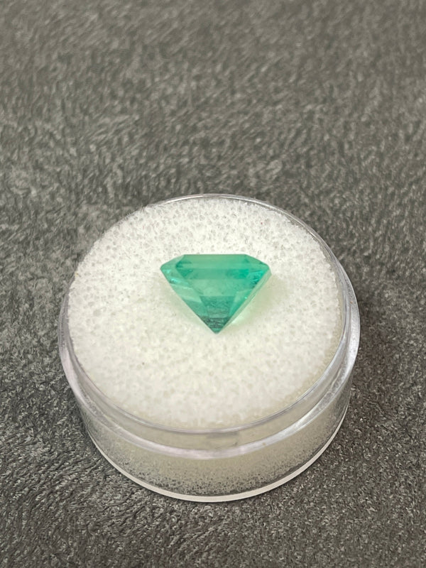 4.13 Carat 10x8 Vibrant Green Natural Loose Colombian Emerald-Classic Emerald Cut