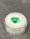 4.75 Carat 10x10 Luminous Loose Colombian Emerald-Asscher Cut with Clipped Corners