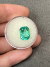 5.15 Carat 12x9 Lustrous Natural Loose Colombian Emerald-Classic Emerald Cut