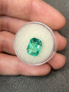 5.15 Carat 12x9 Lustrous Natural Loose Colombian Emerald-Classic Emerald Cut