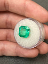 6.40 Carat 11x11 Vivid Muzo Green Natural Loose Colombian Emerald-Asscher Cut