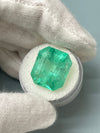 Large 20.44 Carat 18x16 XL Medium Loose Colombian Emerald- Emerald Cut