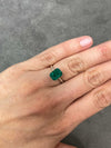 2.51 Carat GIA Certified Vivid Dark Muzo Green Natural Loose Colombian Emerald-Emerald Cut