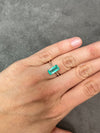 2.57 Carat Light Bluish Green Natural Loose Colombian Emerald-Elongated Emerald Cut