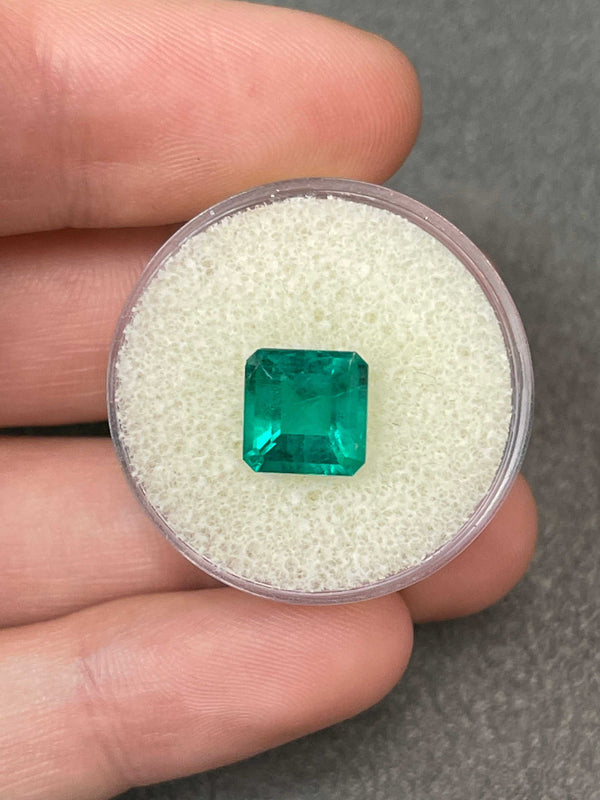2.68 Carat Natural Loose Colombian Emerald-Asscher Cut