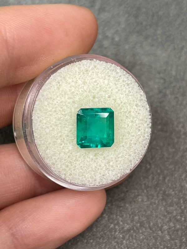 2.68 Carat Natural Loose Colombian Emerald-Asscher Cut