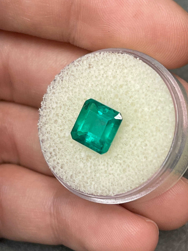 2.68 Carat Natural Loose Colombian Emerald-Asscher Cut
