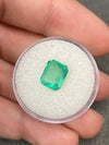 2.81 Carat 9.2x7.8 Green Natural Loose Colombian Emerald-Chunky Emerald Cut