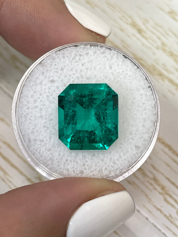 7.51 Carat GIA Certified 13x12 Investment Quality Natural Loose Colombian Emerald- Emerald Cut