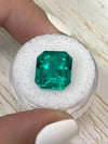 7.51 Carat GIA Certified 13x12 Investment Quality Natural Loose Colombian Emerald- Emerald Cut