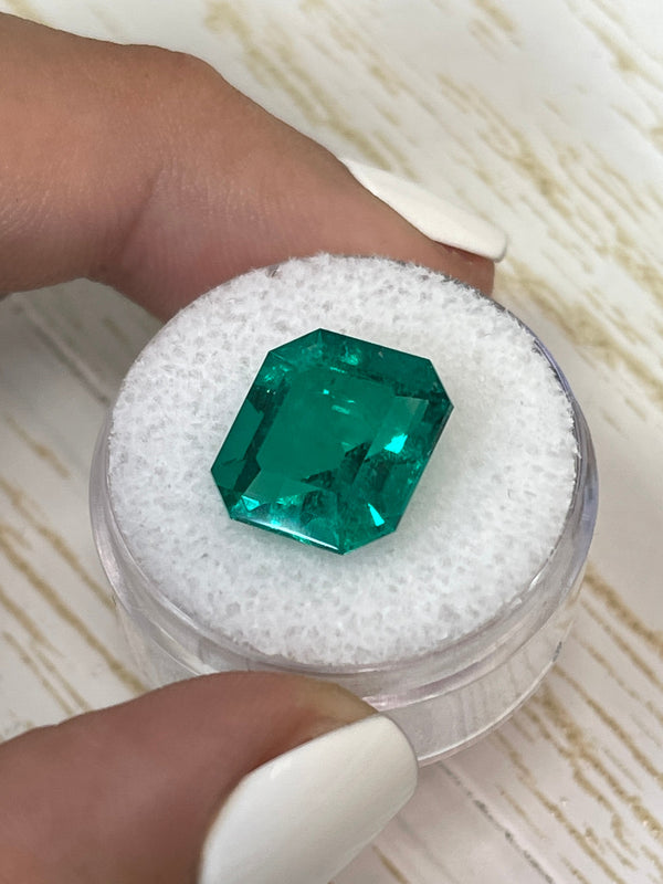 7.51 Carat GIA Certified 13x12 Investment Quality Natural Loose Colombian Emerald- Emerald Cut