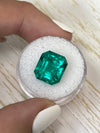 7.51 Carat GIA Certified 13x12 Investment Quality Natural Loose Colombian Emerald- Emerald Cut