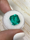7.51 Carat GIA Certified 13x12 Investment Quality Natural Loose Colombian Emerald- Emerald Cut