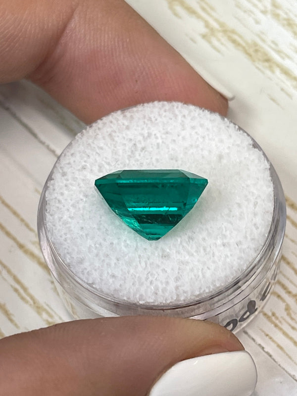 7.51 Carat GIA Certified 13x12 Investment Quality Natural Loose Colombian Emerald- Emerald Cut