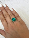 7.51 Carat GIA Certified 13x12 Investment Quality Natural Loose Colombian Emerald- Emerald Cut