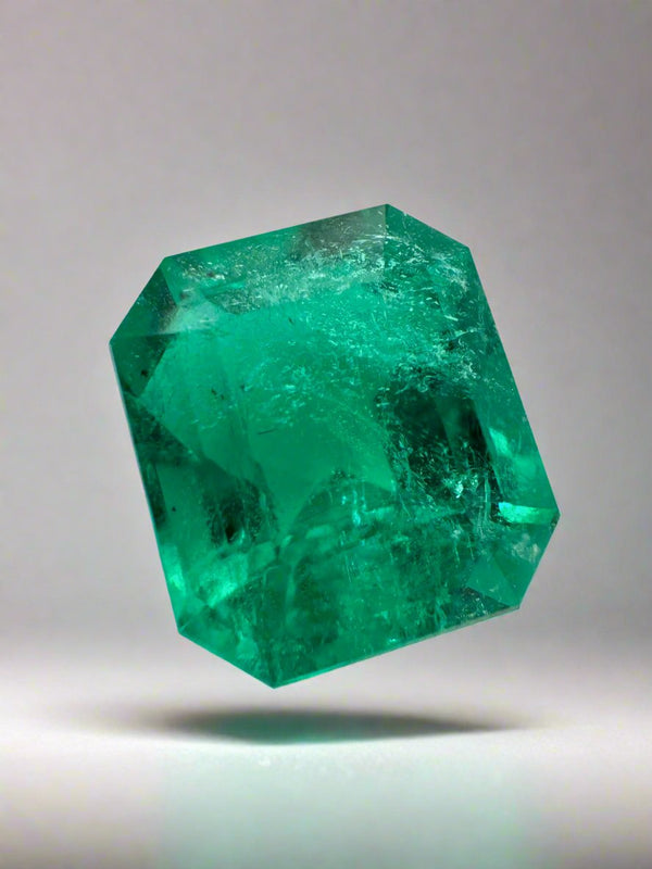 4.93 Carat 11x9 AAA+ Investment Grade Natural Loose Colombian- Emerald Cut