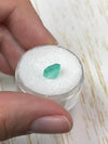 1.87 Carat 8x8 Art Deco Medium Green Natural Loose Colombian Emerald- Asscher Cut