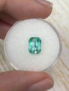 1.91 Carat 8x6 Ideal Astrological Green Natural Loose Colombian Emerald- Emerald Cut