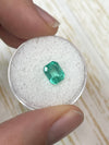 1.91 Carat 8x6 Bluish Green Natural Loose Colombian Emerald-Emerald Cut