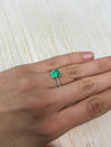 1.92 Carat 8x7 Vivacious Muzo Green Natural Loose Colombian Emerald- Emerald Cut