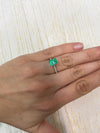 2.07 Carat 9x7 Classic Muzo Green Natural Loose Colombian Emerald- Emerald Cut